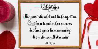 Valentines Font Poster 5