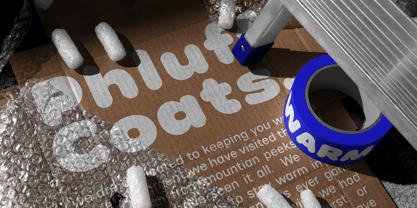 Phluff Font Poster 8