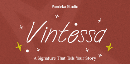 Vintessa Font Poster 1