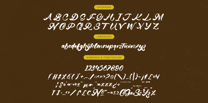 Gintery Dhump Font Poster 14