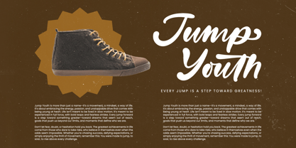 Gintery Dhump Font Poster 3