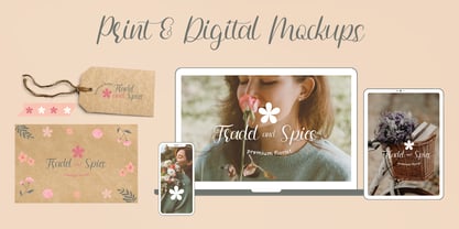 Sunflare Crispy Bread Font Poster 5