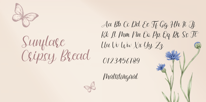 Sunflare Crispy Bread Font Poster 8