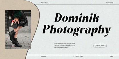 Villesta Font Poster 3