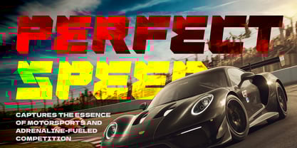 Race Head Font Poster 2