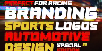 Race Head Font Poster 4
