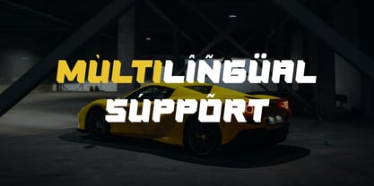 Race Head Font Poster 7