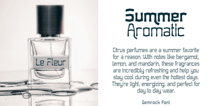 Gemrock Font Poster 6