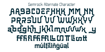 Gemrock Font Poster 9