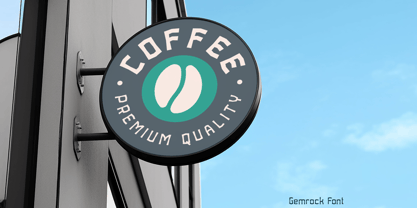 Gemrock Font Poster 8