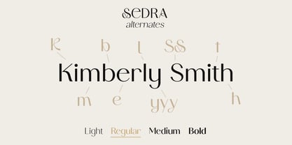 Sedra Font Poster 9