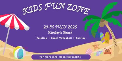 Avilusia kids Font Poster 5