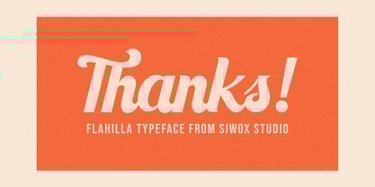 Flahilla Font Poster 8