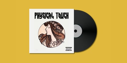 Moist Condensed Display Slant Font Poster 9