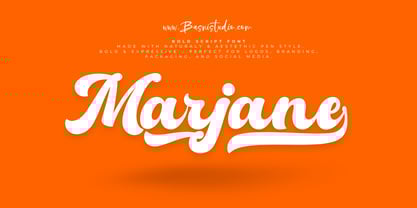 Marjane Font Poster 1