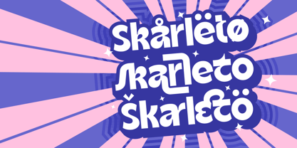 Skarleto Font Poster 1