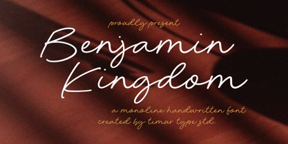 Benjamin Kingdom Font Poster 1