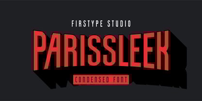 FT Paris Sleek Font Poster 1