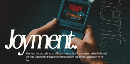 Lilleth Reality Font Poster 3