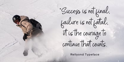 Rellyond Font Poster 2