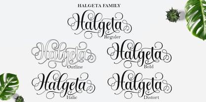 Halgeta Font Poster 8