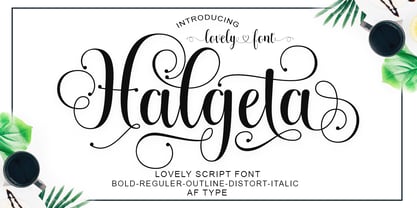 Halgeta Font Poster 1