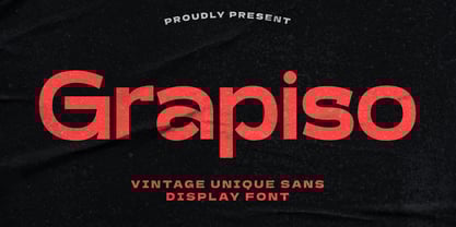 Grapiso Font Poster 1