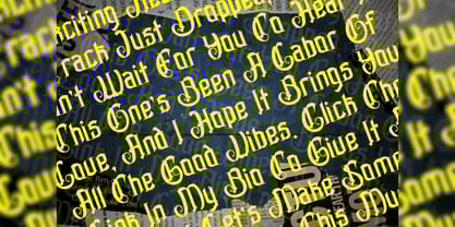 Eufaries Font Poster 10