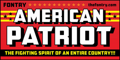 CFB1 American Patriot Font Poster 14