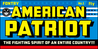 CFB1 American Patriot Font Poster 13