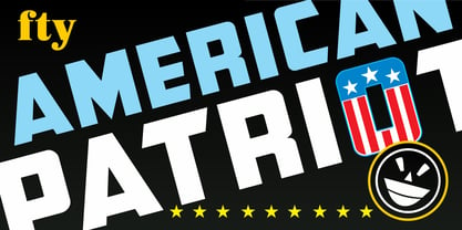 CFB1 American Patriot Font Poster 4