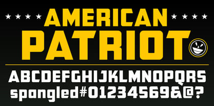 CFB1 American Patriot Font Poster 6