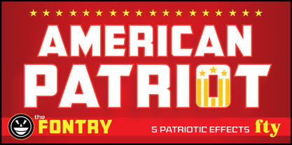 CFB1 American Patriot Font Poster 5