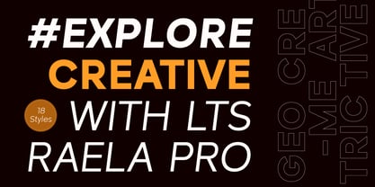 LTS Raela Pro Font Poster 4