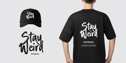 Rustwood Font Poster 2