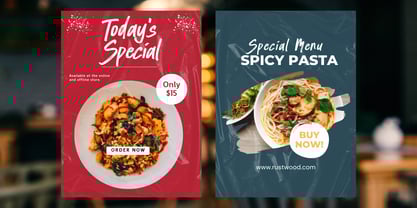 Rustwood Font Poster 3