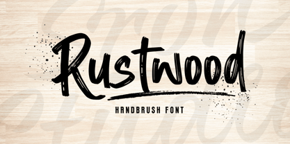 Rustwood Font Poster 1