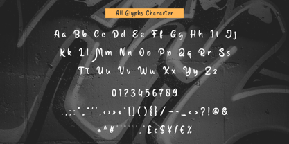 Meful Yego Font Poster 7