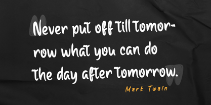 Meful Yego Font Poster 2