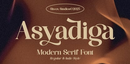 Asyadiga Font Poster 1