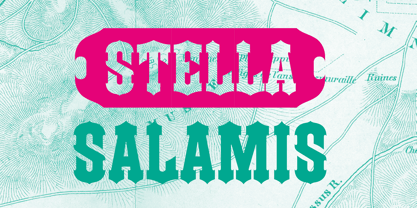 Stella Salamis Font Poster 1