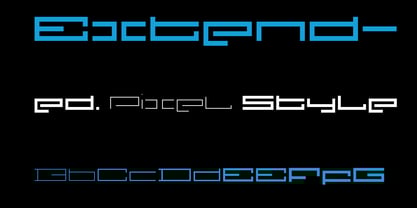 F Pixel Font Poster 7