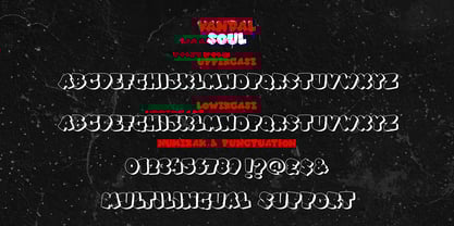 Vandal Soul Font Poster 3
