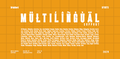 Brickford Font Poster 7