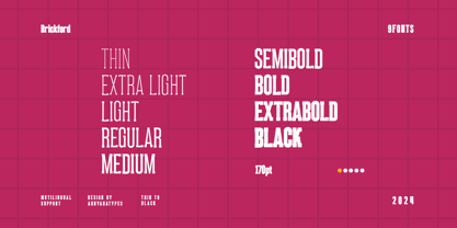 Brickford Font Poster 5