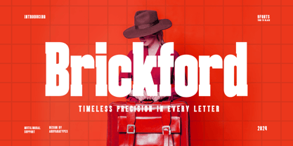 Brickford Font Poster 1