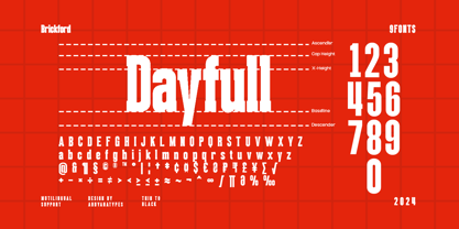Brickford Font Poster 11