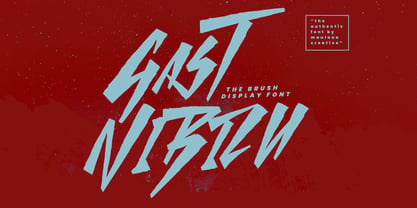 MC Gast Nibizu Font Poster 1