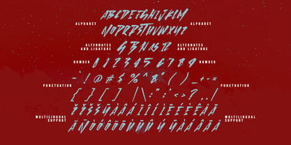 MC Gast Nibizu Font Poster 6