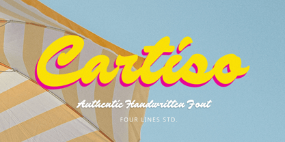 Cartiso Font Poster 1